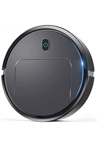 Robot aspirador, succión sin enredos, delgado, aspirador robótico con carga automática, ideal para pelo de mascotas, suelos duros y alfombras de pelo corto