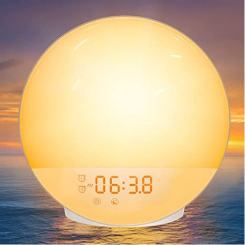 Reloj Despertador De Luz Solar Simulación De Amanecer