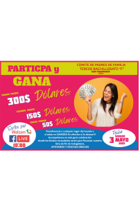 Rifa Tercer Bachilerato F