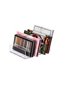 Paleta de maquillaje de sombra de ojos, organizador de sombra de ojos impermeable para paleta de maquillaje de ojos, encimera de baño, 7 secciones (1 unidad-grande)
