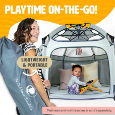 Patio de juegos portátil, empacar y transportar para bebés y niños, gris cósmico POP 'N GO Baby Playpen