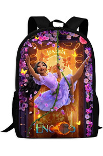 Vlnfdts Mochila escolar de animé de dibujos animados para niños, niñas, adolescentes y niñas, Negro 5, talla única