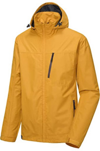 Little Donkey Andy Chaqueta impermeable para hombre, para exteriores, ligera, con capucha, para senderismo, golf, viajes, pesca