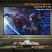 Proyector portátil, SWZA Native 1080P proyector para cine en casa/película al aire libre, proyector de vídeo compatible TV Stick, HDMI, USB, teléfono inteligente [pantalla de 100 pulgadas incluida]